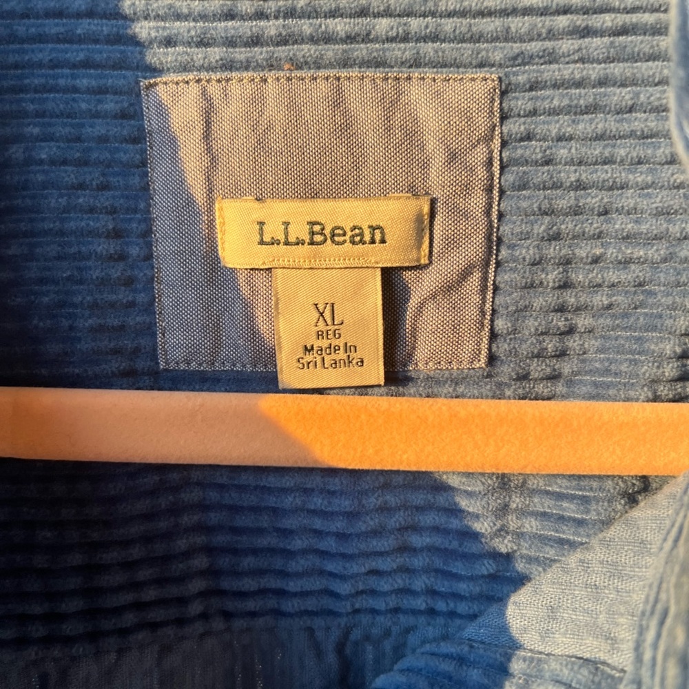 Ll Bean Corduroy Button Down Jacket - image 2